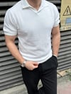 Regular Yakalı Trıko  T-Shirt