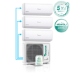 Baymak Elegant Prime Multi Duvar Tipi Siplit Klima 1X3 BAYMAK Gaziantep Kombi Klima Dünyası