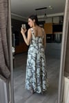 Desenli Crop Etek Takım