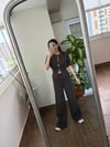 Kahve Fermuarlı Triko Takım