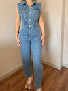 Kolsuz Denim Tulum