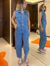 Kolsuz Denim Tulum
