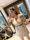 Kruvaze Blazer Mini Elbise