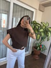 Omuz Düğmeli Poplin Gömlek