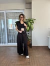 Siyah Celpli Yelekli Takım