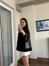 Siyah Fileli Ceket