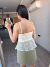 Vanilya Askılı Crop