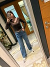 Wide Leg Mavi ton Jean