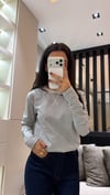 BASIC ÇİZGİLİ BODY EKRU
