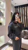 GRİ TROK DETAYLI SWEATSHIRT 