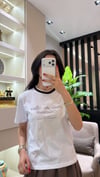 KAHVE YAKA EKRU TİŞÖRT