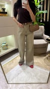 KEMERLİ ESKİTME BEJ JEAN