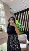 KISA KOL KEMERLİ ELBİSE
