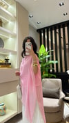 PEMBE PELERİNLİ BLUZ