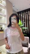 PEMBE YAKA EKRU TİŞÖRT
