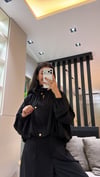 TASARIM DİK YAKA TAKIM SİYAH