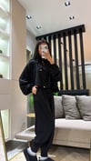 TASARIM DİK YAKA TAKIM SİYAH