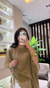 YEŞİL PELERİNLİ BLUZ