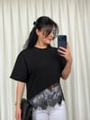 Dantelli Siyah Basic