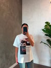 Kahve Baskılı Oversize Tişört