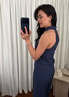Lacivert Çizgili Takım