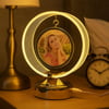 Ledli Çember Fotoğraflı Abajur - 18x21cm