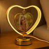 Ledli Çember Fotoğraflı Abajur - 18x21cm