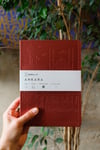 Ankara Defter - Metalik Bordo