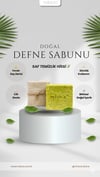 Doğal Defne Sabunu 2’li Avantaj Seti – Bitkisel İçerik