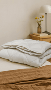 Havena Dolgun Tek Kişilik Microfiber Yorgan - Beyaz (155x215 cm)