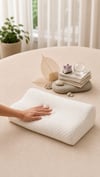 Norel Premium Ortopedik Visco Boyun Yastığı Çift Boyun Destekli 60x40x12/10 cm