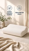 Norel Premium Ortopedik Visco Boyun Yastığı Çift Boyun Destekli 60x40x12/10 cm