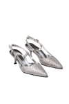 Gümüş Arkası Açık Stiletto