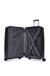 Benetton 2'li Set Orta Ve Kabin Boy %100 Polipropilen Valiz Siyah 14Bnt8002