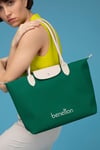 BENETTON KADIN KOL ÇANTASI ZÜMRÜT-BEJ BNT1611