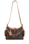 Kahve Monogram Kadın Omuz Çantası 05PO25Y10340