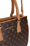 Premium Line Kahve Monogram Kadın Omuz Çantası 05PO25Y10329