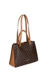 Premium Line Kahve Monogram Kadın Omuz Çantası 05PO25Y10312