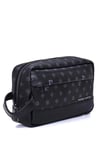 01pc002000 Erkek El Çantası El Pörtföyü Clutch Çanta Baskılı Siyah