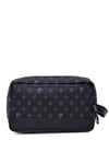 01pc002000 Erkek El Çantası El Pörtföyü Clutch Çanta Baskılı Siyah