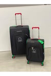 3 LÜ SU GEÇİRMEZ KUMAŞ VALİZ SETİ 2026 YENİ SEZON Unisex Valiz set 14bnt3100-siyah