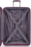 Benetton 2'li Set Büyük Ve Orta Boy %100 Polipropilen Valiz Bordo 14Bnt8002
