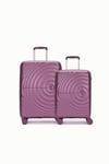 Benetton 2'li Set Orta Ve Kabin Boy %100 Polipropilen Valiz Bordo 14Bnt8002
