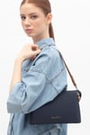 BENETTON KADIN ÇAPRAZ ÇANTA LACİVERT-CAMEL BNT1847