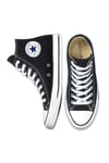 Chuck Taylor All Star Classic Wide Kadın Siyah Sneaker Ayakkabı 167491C