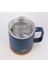 Cork Mug 350ml Termos Kupa Bardak Matara AÇIK-LACİVERT