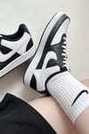 Court Vision Lo NN Womens Sneaker Kadın Günlük Spor Ayakkabı Siyah-Beyaz