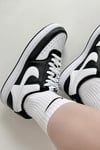 Court Vision Lo NN Womens Sneaker Kadın Günlük Spor Ayakkabı Siyah-Beyaz