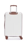 kadın valiz erkek valiz-Unisex Beyaz Trolley 60 Cm Valiz 14BNT8010-91