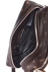 Kahverengi Monogram El Tutma Saplı Fermuar Kapamalı Erkek El Çantası - Potföy Çanta 01PC001179